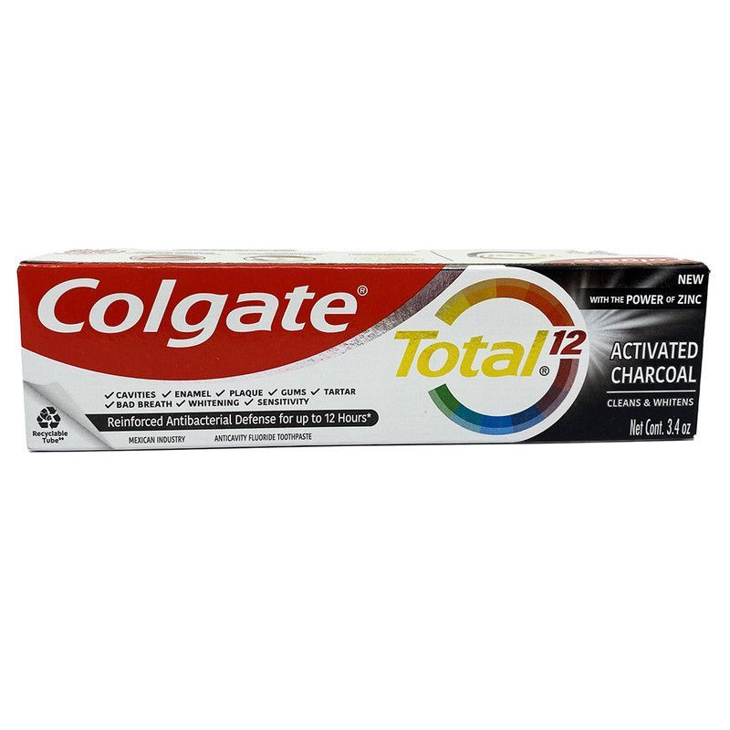 Tp Colg Total 12 Charcoal 75ml