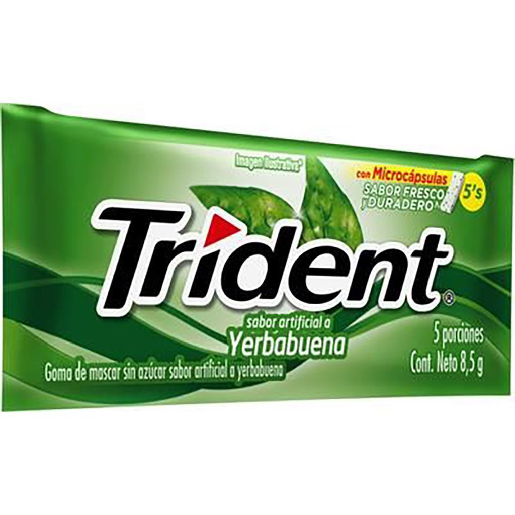 Trident 5s Yerba Buena 8.5 Gr