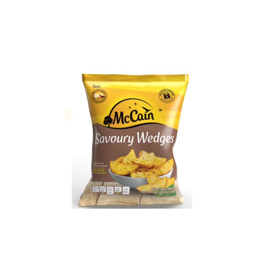Mccain Savoury Wedges 650g