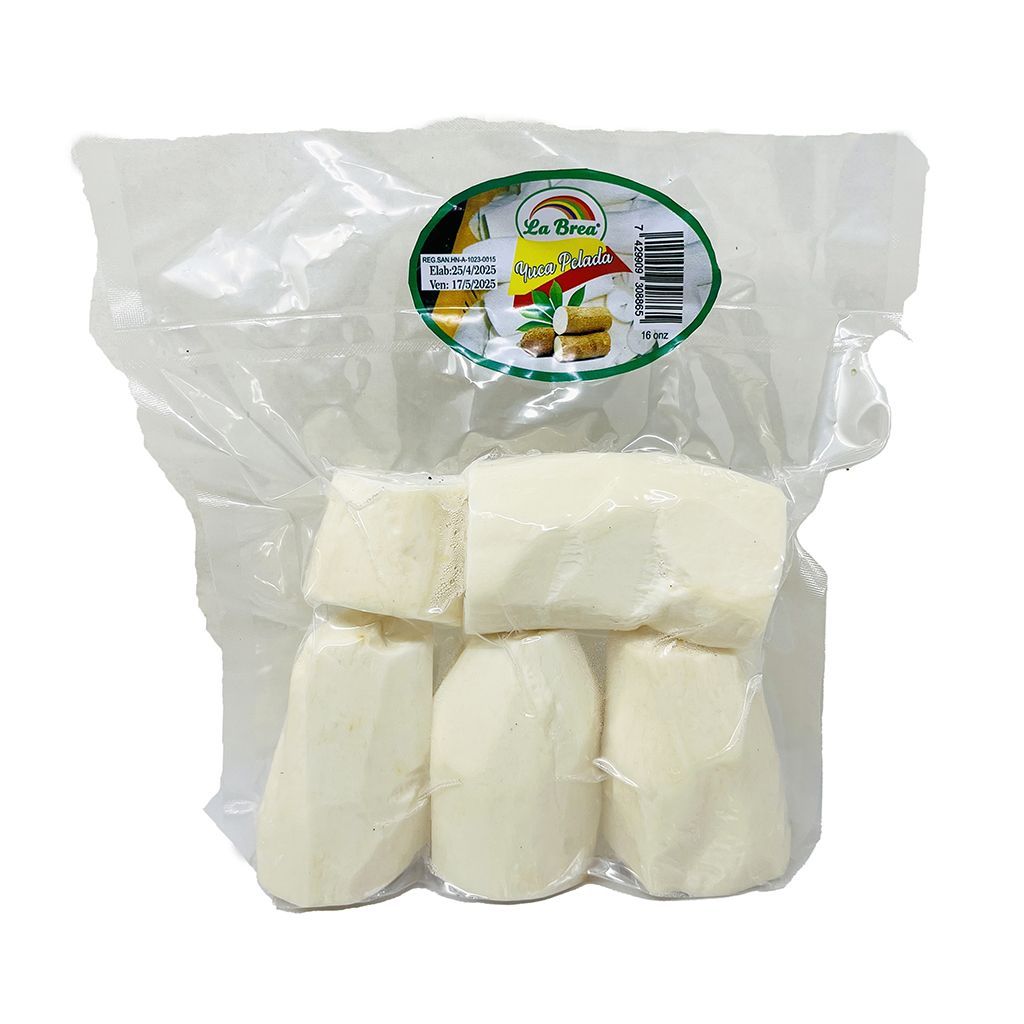 Yuca Pelada En Bolsa Libra