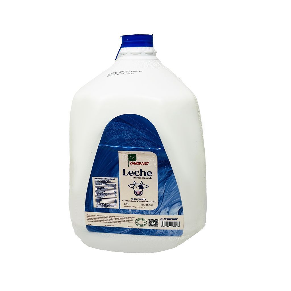 Leche Zamorano Semi-Des Galon