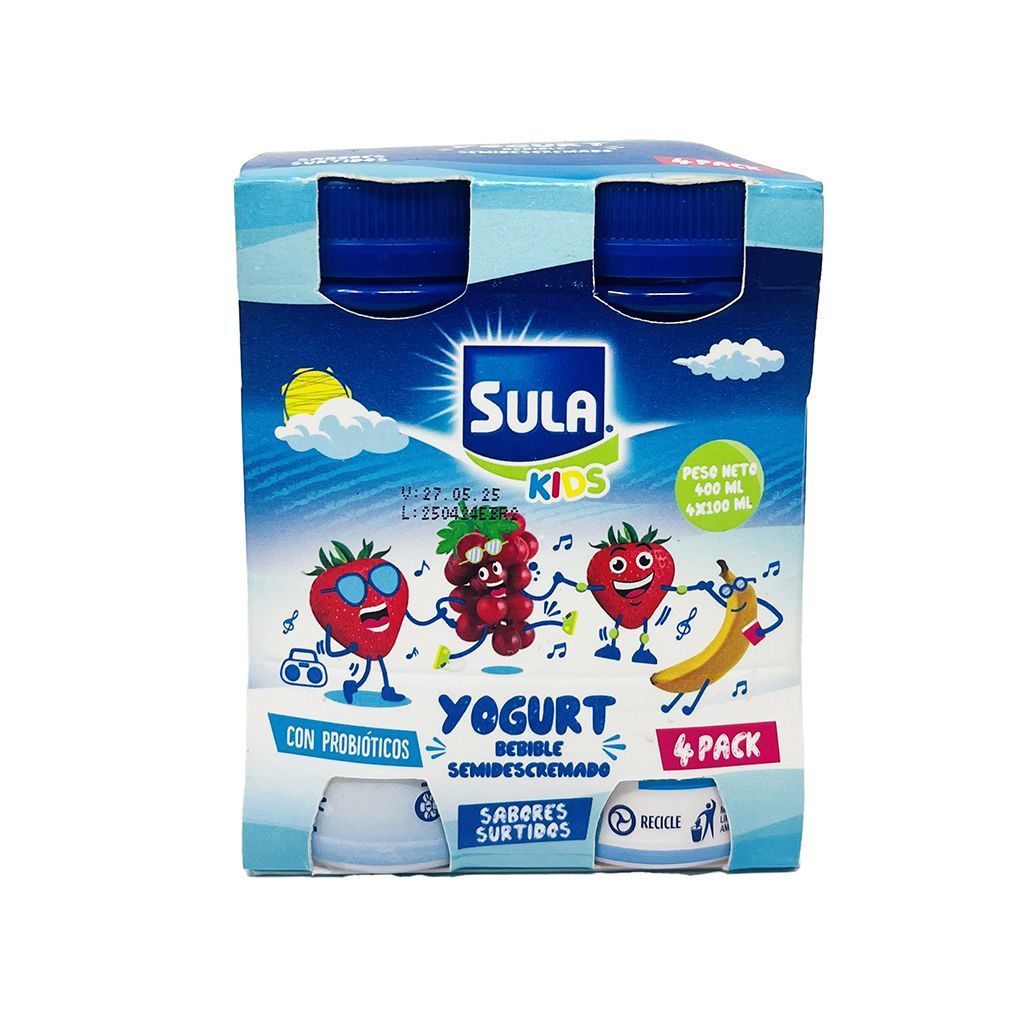 4pk Yogurt Sula Kid Surtido100