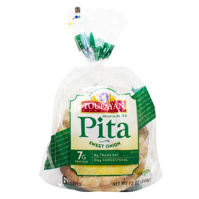 Onion Pita Bred 12 Oz