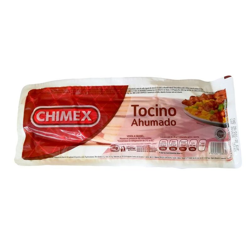 Tocino Ahumado Chimex 1kg