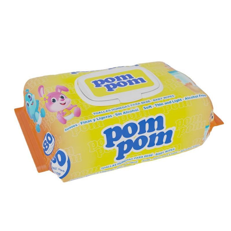 Toalla Húmeda Pompom 80u