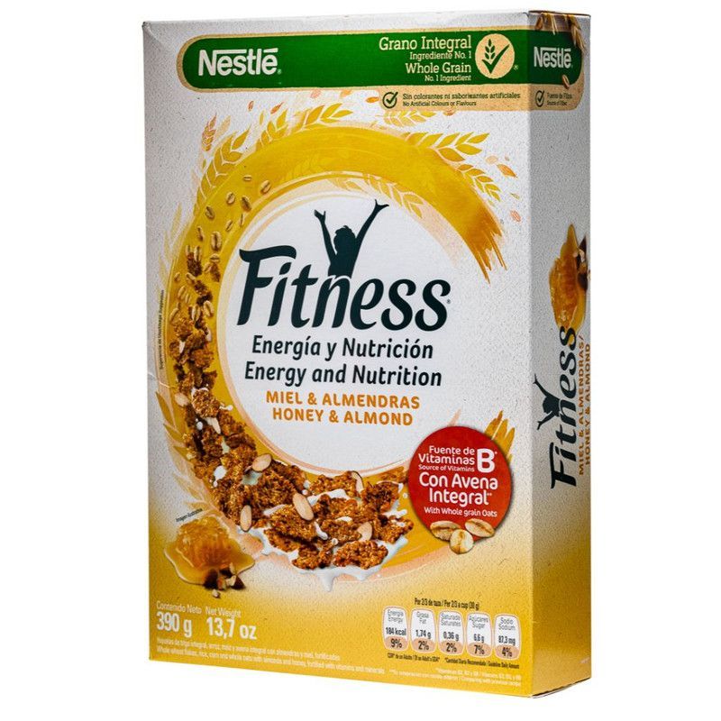 Cereal Fitness Miel&amp; Alm 390g