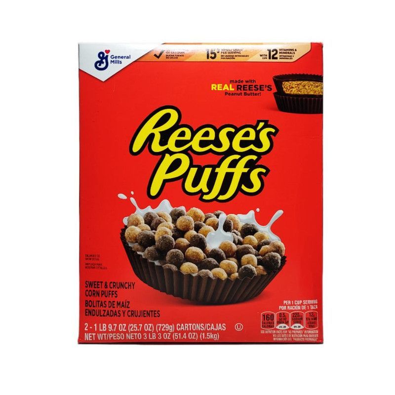 Cereal Reeses Puffs 51.4 Oz