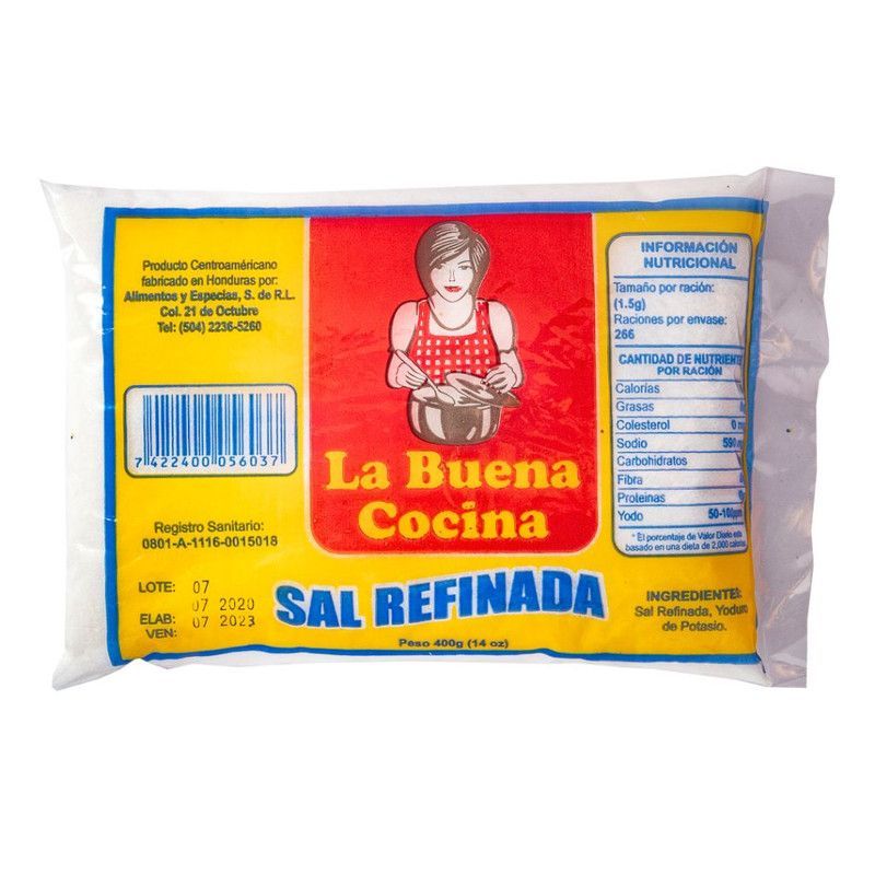 Sal Refin La Buena Cocina 400g