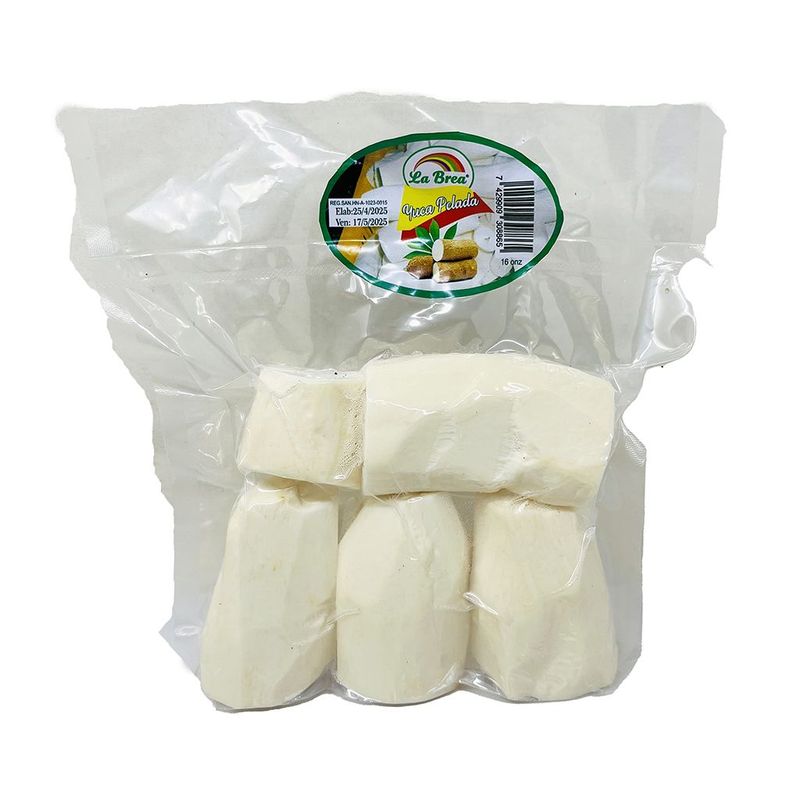 Yuca Pelada En Bolsa Libra