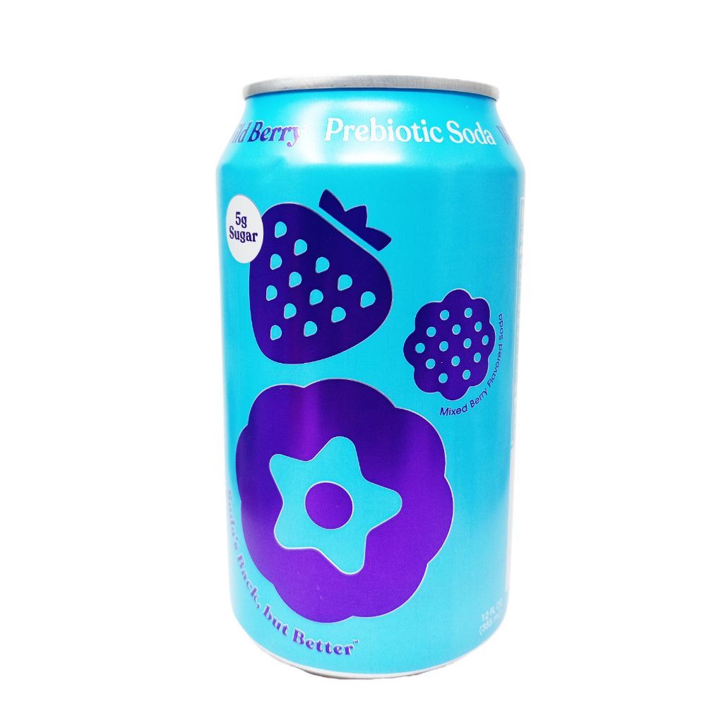 Soda Poppi Wild Berry 12 Oz
