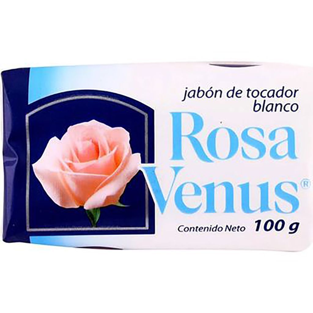 Jabon Rosa Venus Blanco 100 Gr