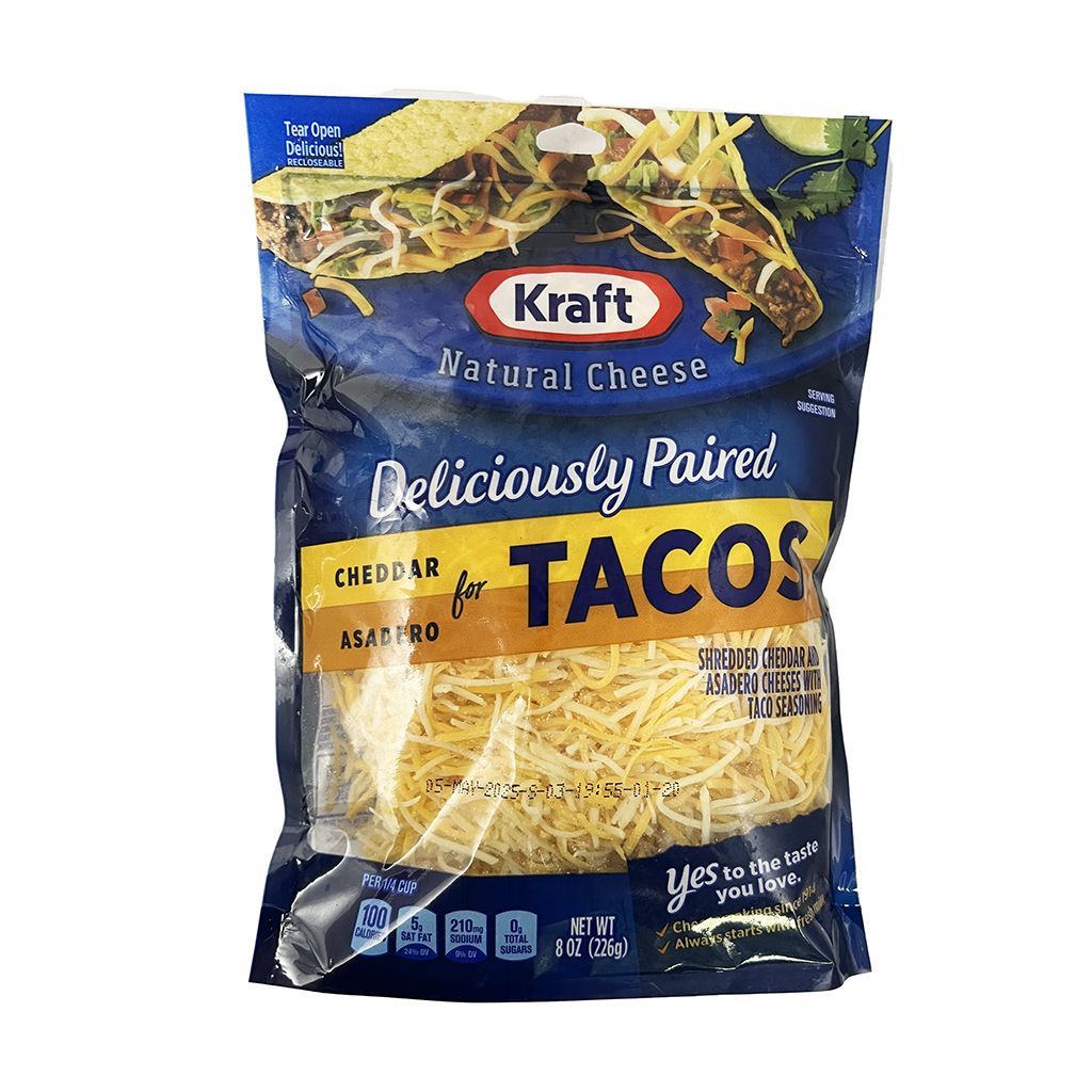 Queso P/ Tacos Kraft 8 Oz