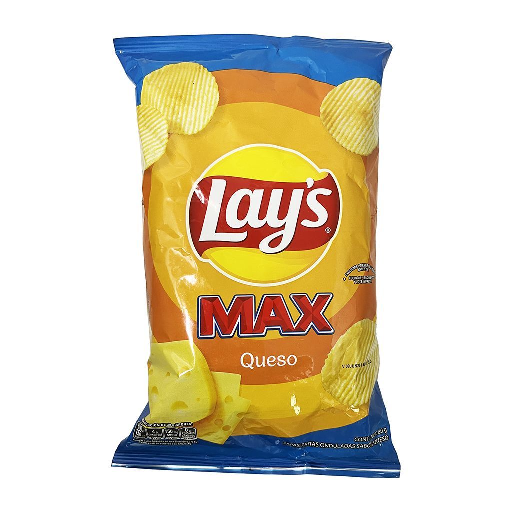 Lays Max Queso 80gr