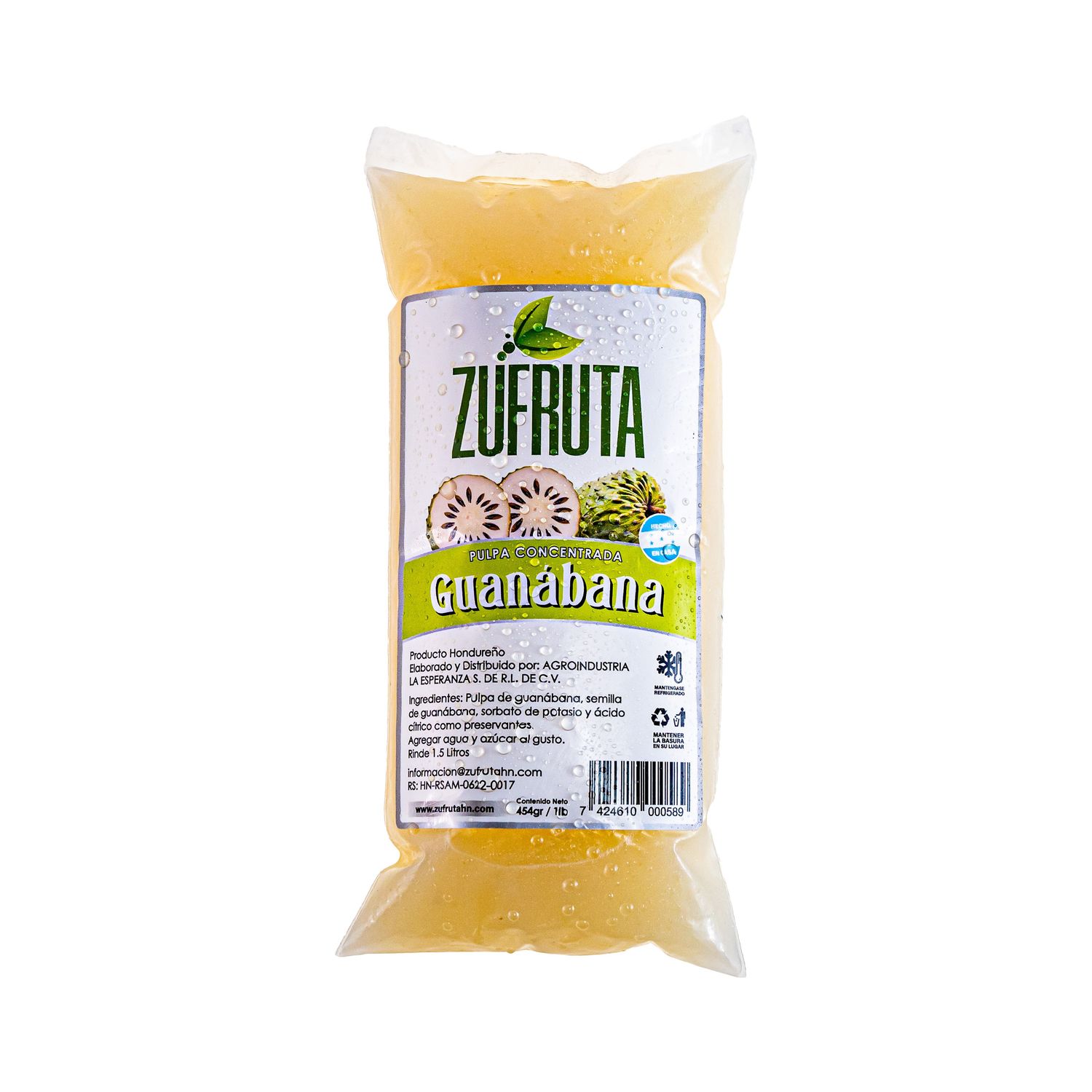 Pulpa Guanabana 454g Zufruta
