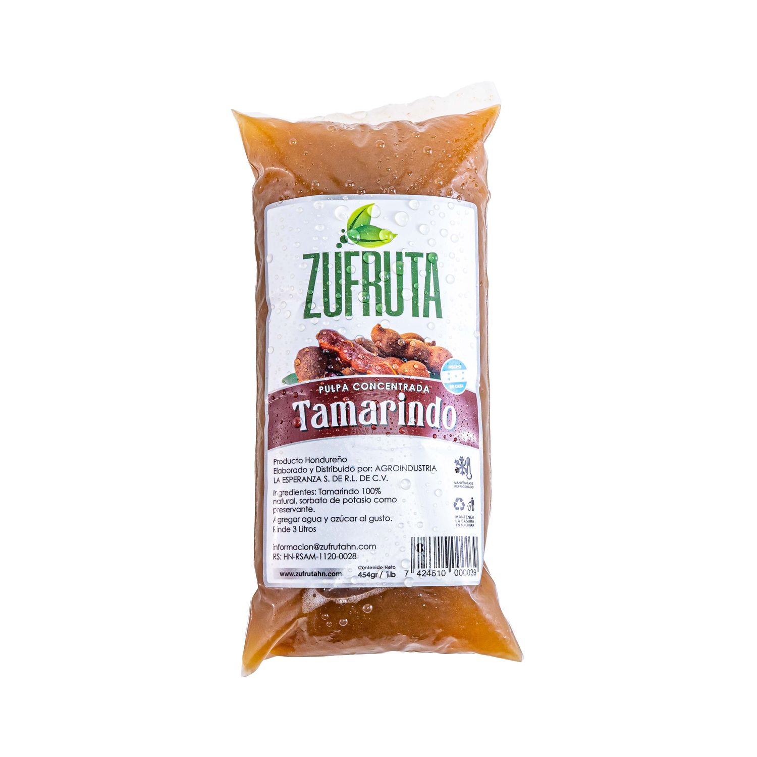 Pulpa Concent Tamarind 454g Ml