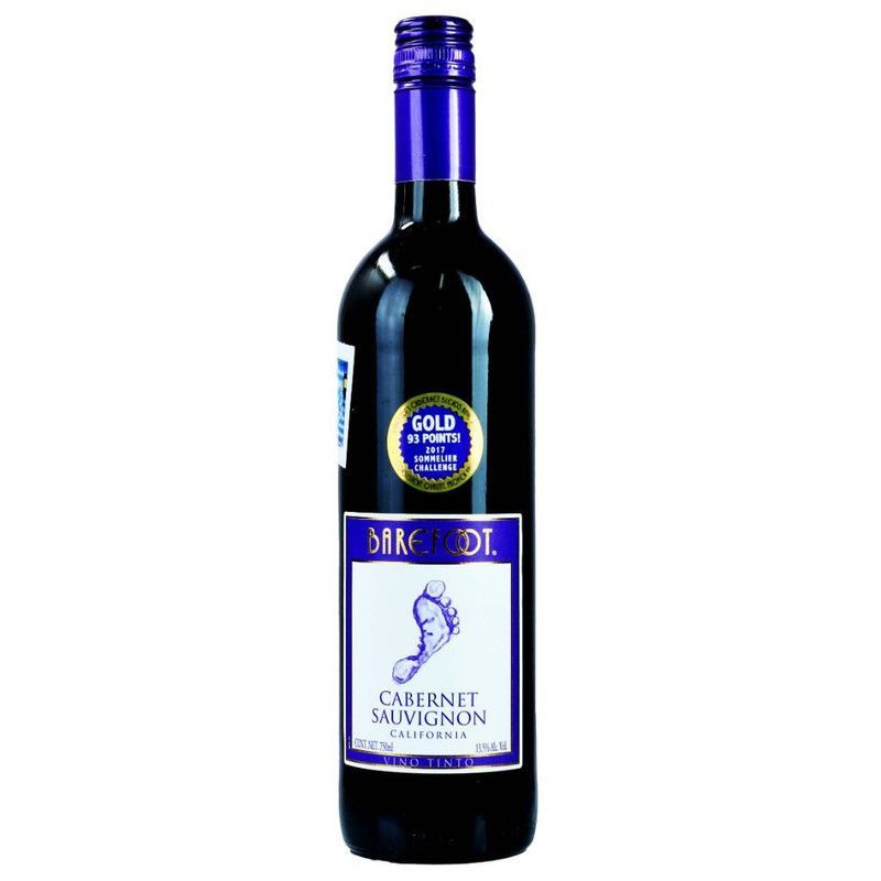 Vino Barefoot Cabe Sauv 750ml