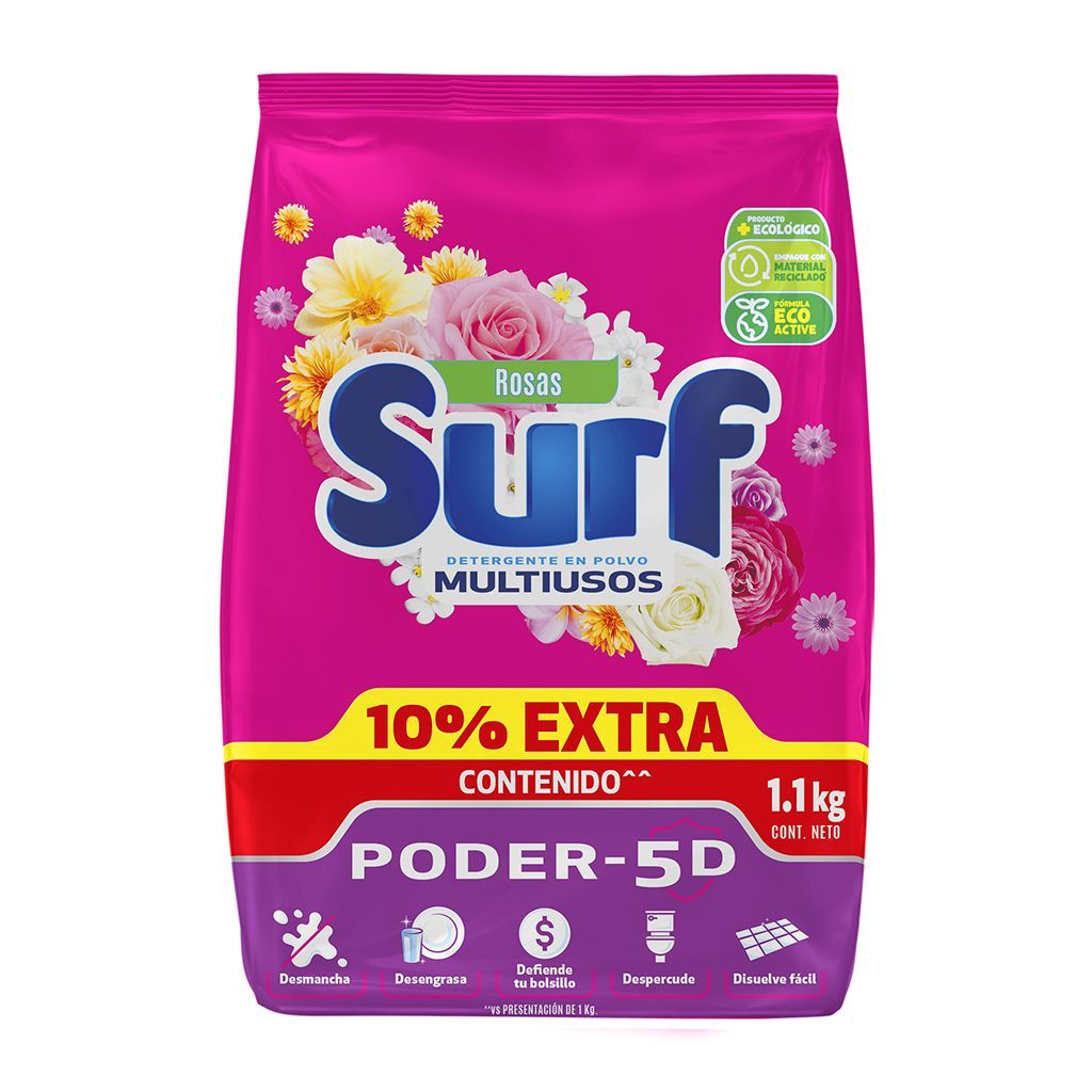 Surf Detergente Rosas 1 Kilo