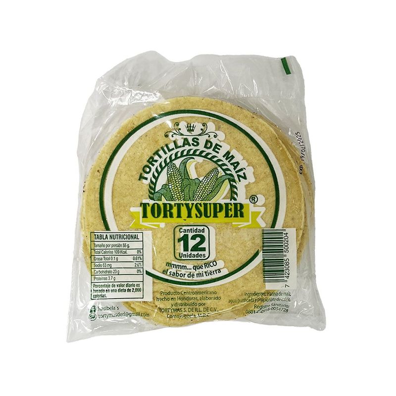 Tortill De Maiz Tortisuper 12u