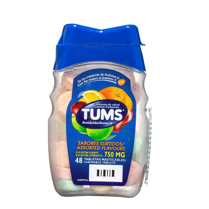 Tums E-X 48 Tabletas