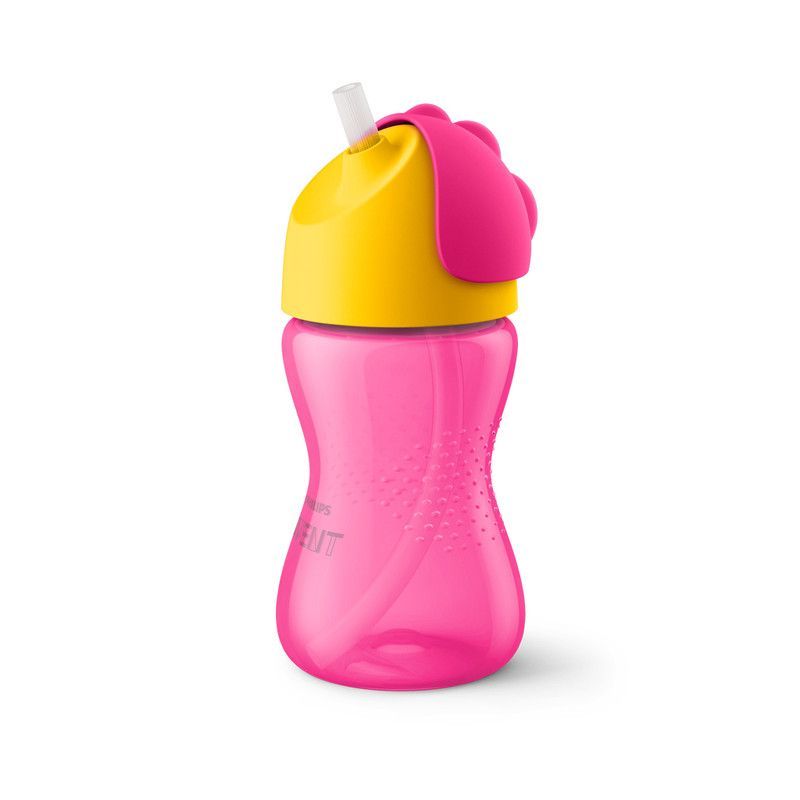 Vaso Con Pajilla 10 Oz Niña