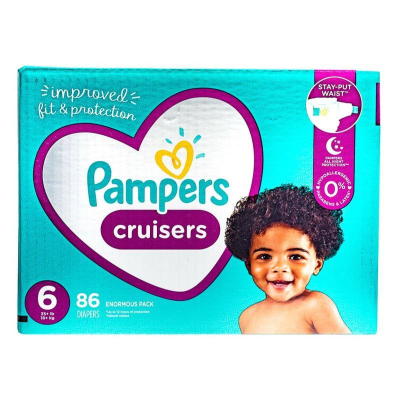 Pañal Cruiser Pampers S6 86ct