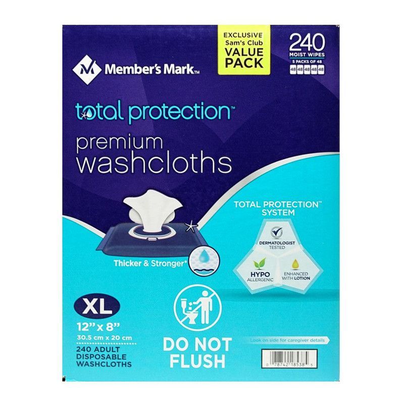 Adult Wipes Members Mark 40 Ct