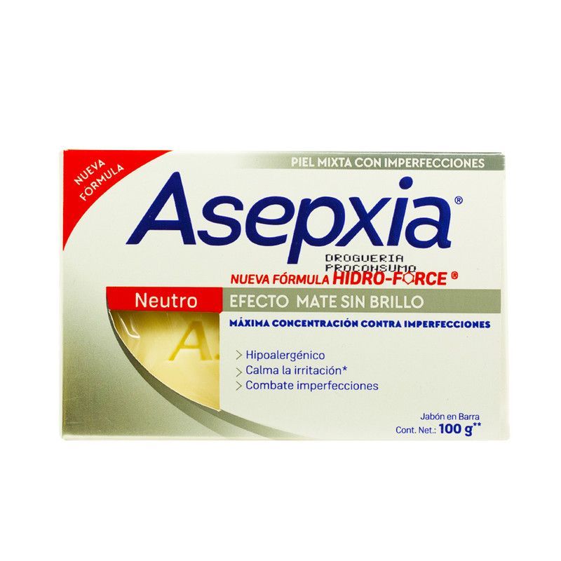 Asepxia Jabon Neutro X 100grs