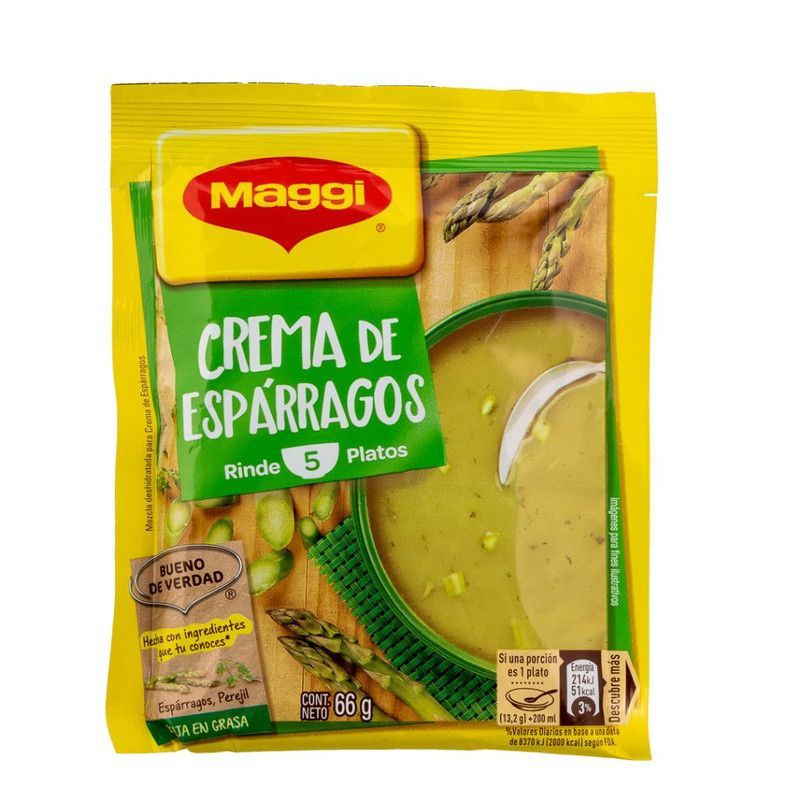 Crema Maggi De Esparrago 66gr