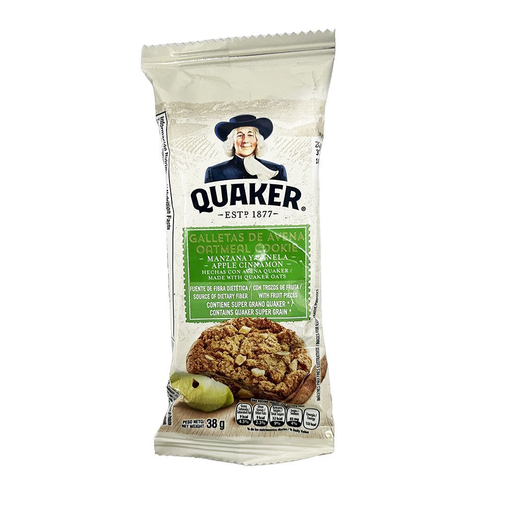 Galleta Quaker Avena/manz 38gr