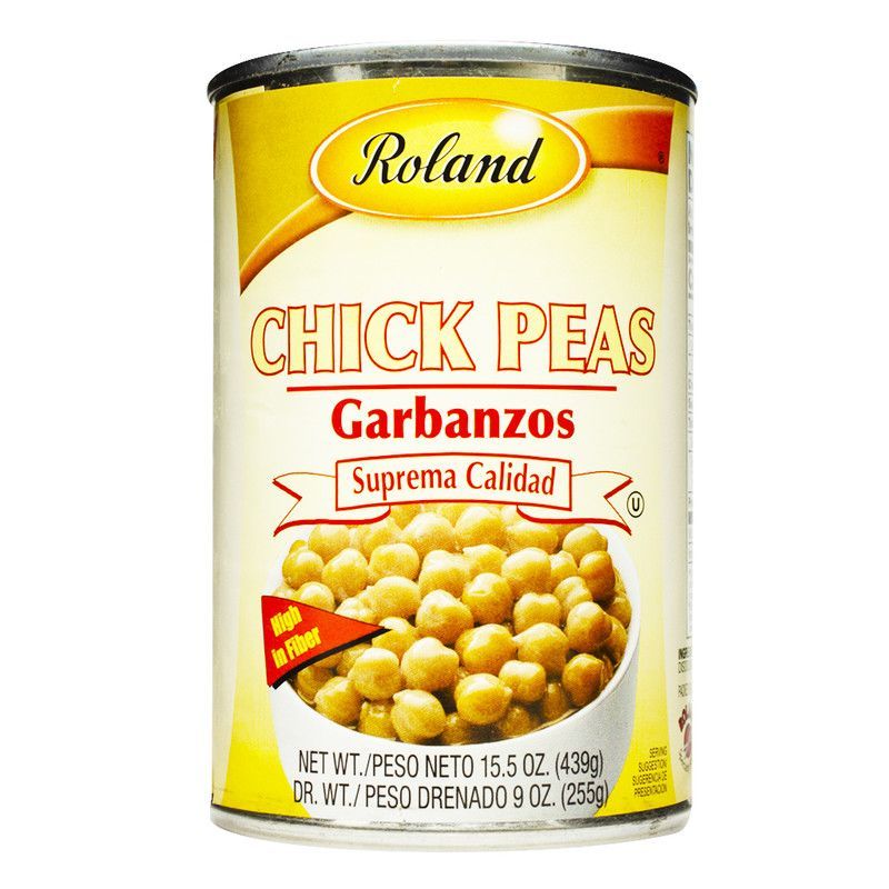 Garbanzo Beans Roland 15.5 Oz