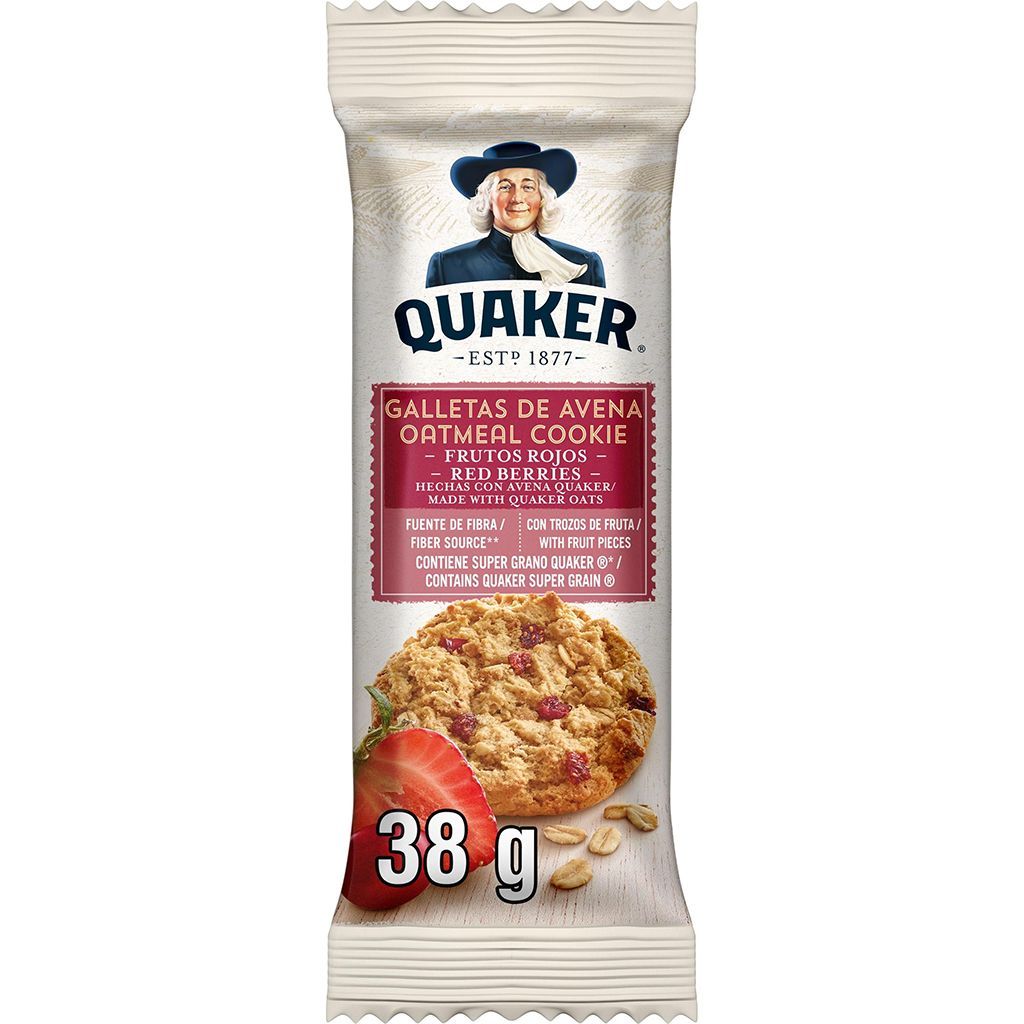 Galleta Quaker Frut/rojos 38gr