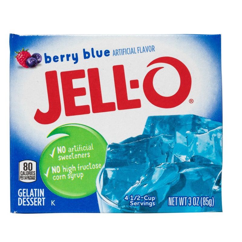 Gelatin Berry Blue