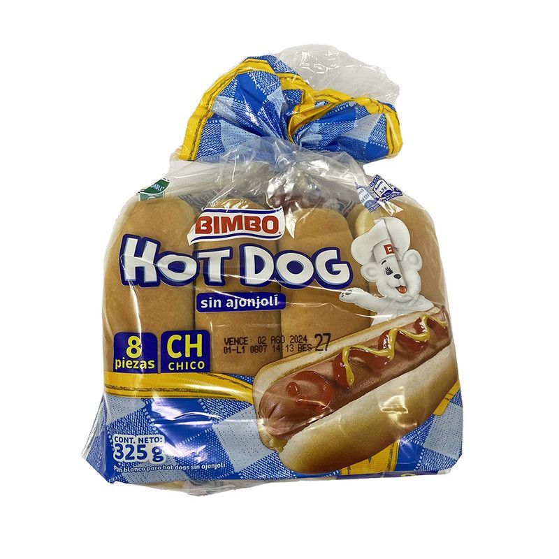 Pan Hotdog Bimbo Med/noch325g