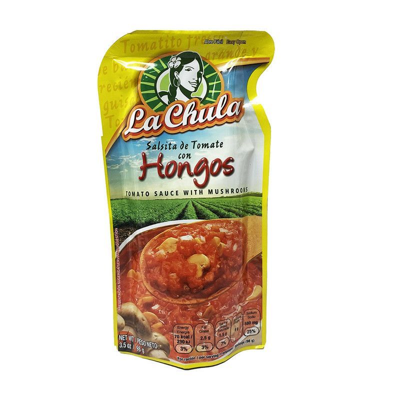 La Chula Salsita Con Hongo 98g