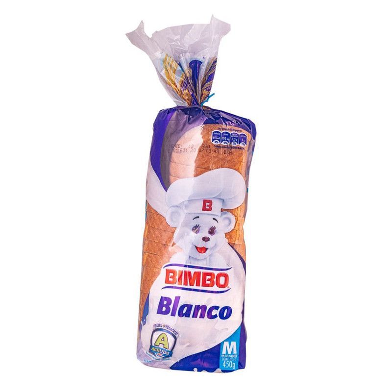Pan Blanco Bimbo 430 G