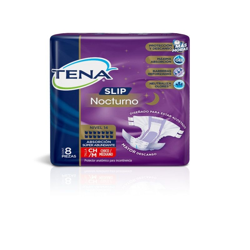 Pañal Tena Slip M Nocturno 8u