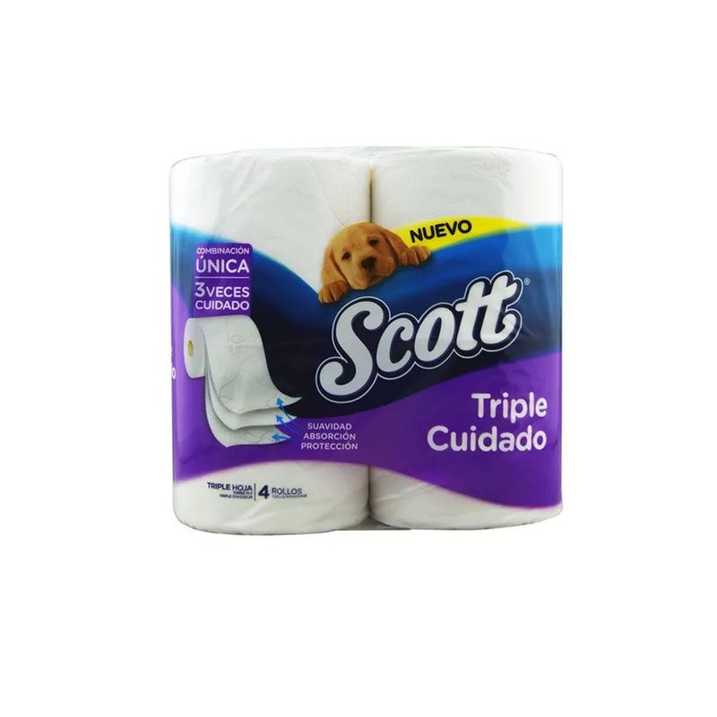 Papel Scott Plus/mega 4rlo 3h