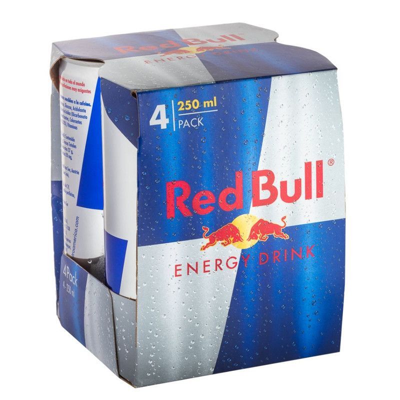 Redbull 4pack 24x250 Ml