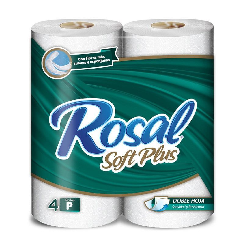 Papel Hig Rosal Verde 4rollos