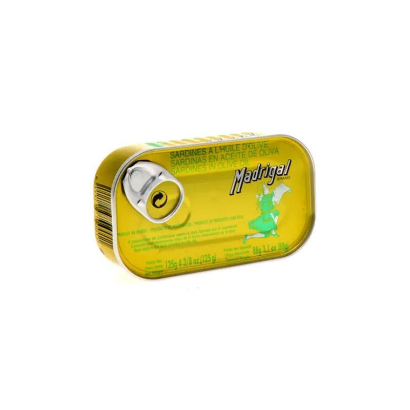 Sardina Madrigal Oliva 125gr
