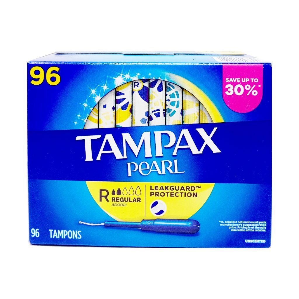 Regular Tampax Pearl 96 Ct