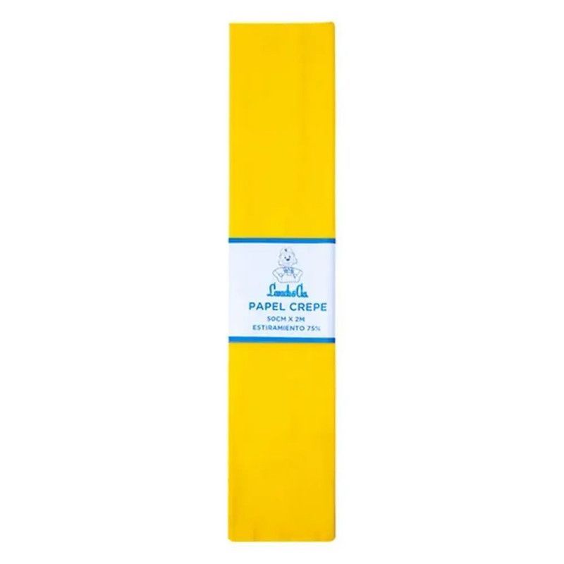 Papel Crepe Amar Can 75% Estir