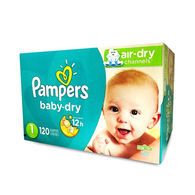 Pampers Baby Dry 1 8-14lbs 12