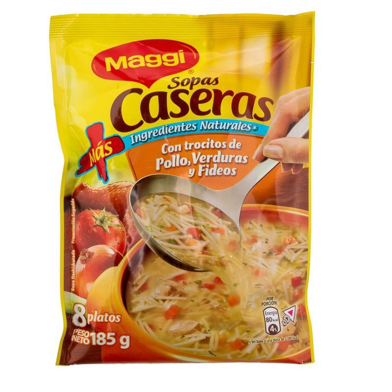 Sopa Maggi Pollo Verdura 185gr