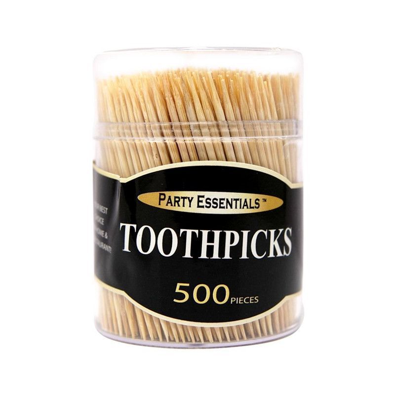 2 6" Bamboo Toothpicks 500 Ct