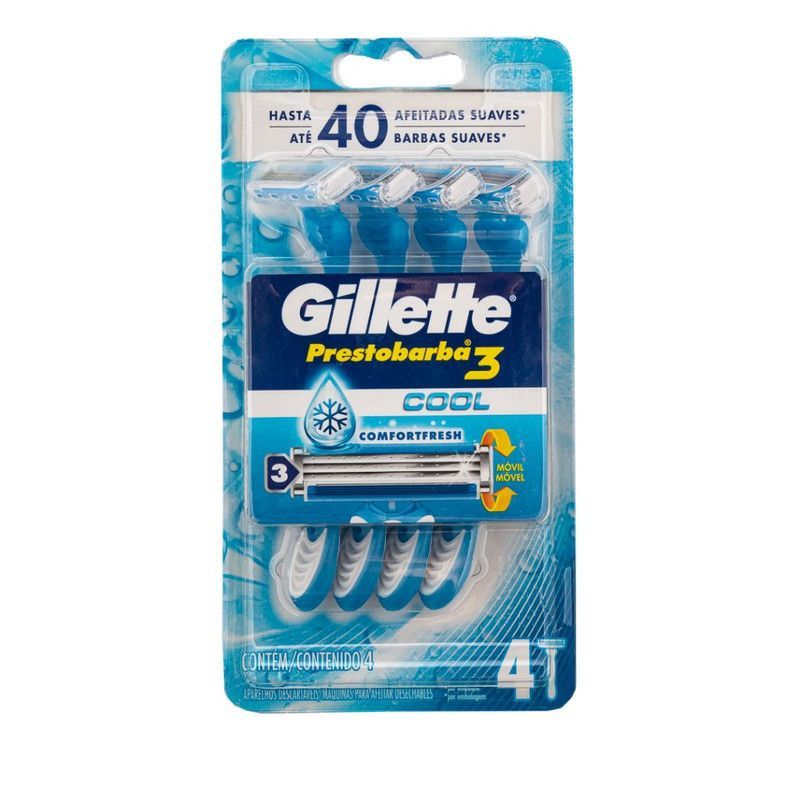 4pk Maq Afeitar Gillette Preb3