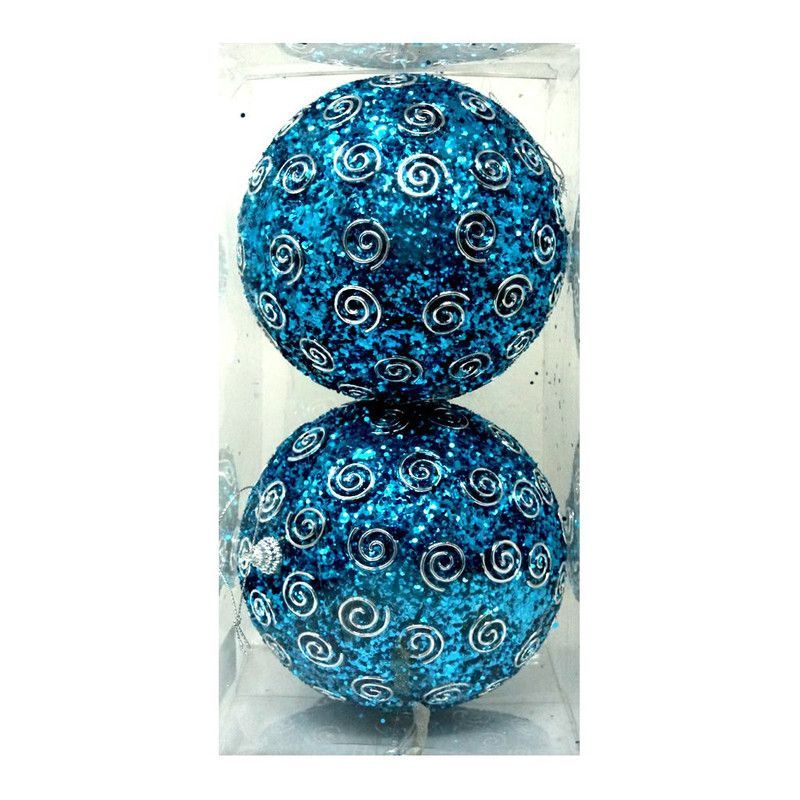 Adorno Bola Turquesa 2u
