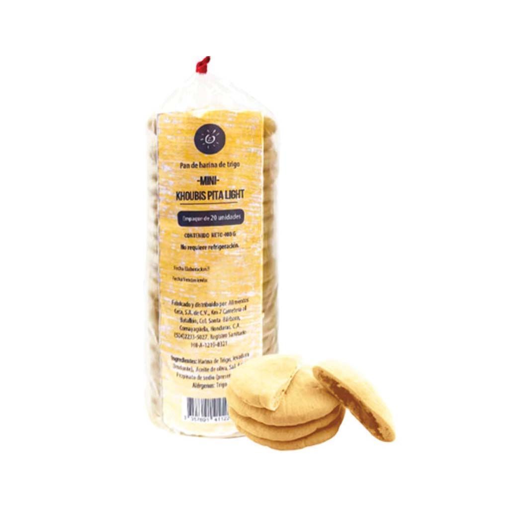 Mini Pita Light 20u 400gr