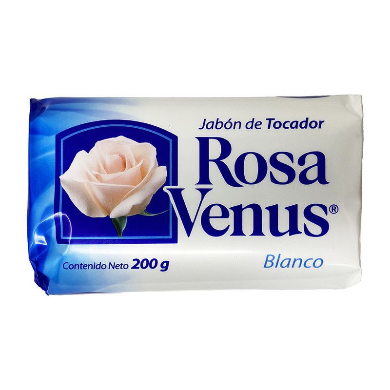 Jabon Rosa Venus Blanco 200 Gr