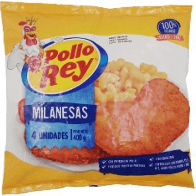 Milanesa De Pollo Rey 400 Grs.